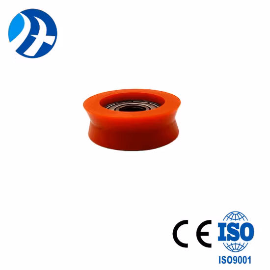 Nicht standardmäßige, maßgeschneiderte Kunststoff-Lagerrolle, beschichtete Nylon/POM-Flachlagerrolle, 6 x 21,9 x 7 mm